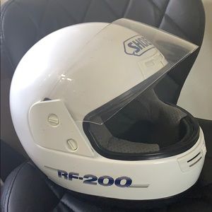 Vintage Shoei full face motorcycle helmet